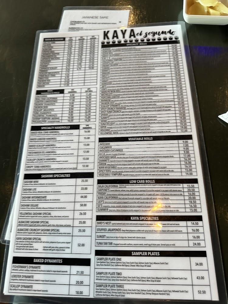 Kaya Sushi Lobster Cut Roll