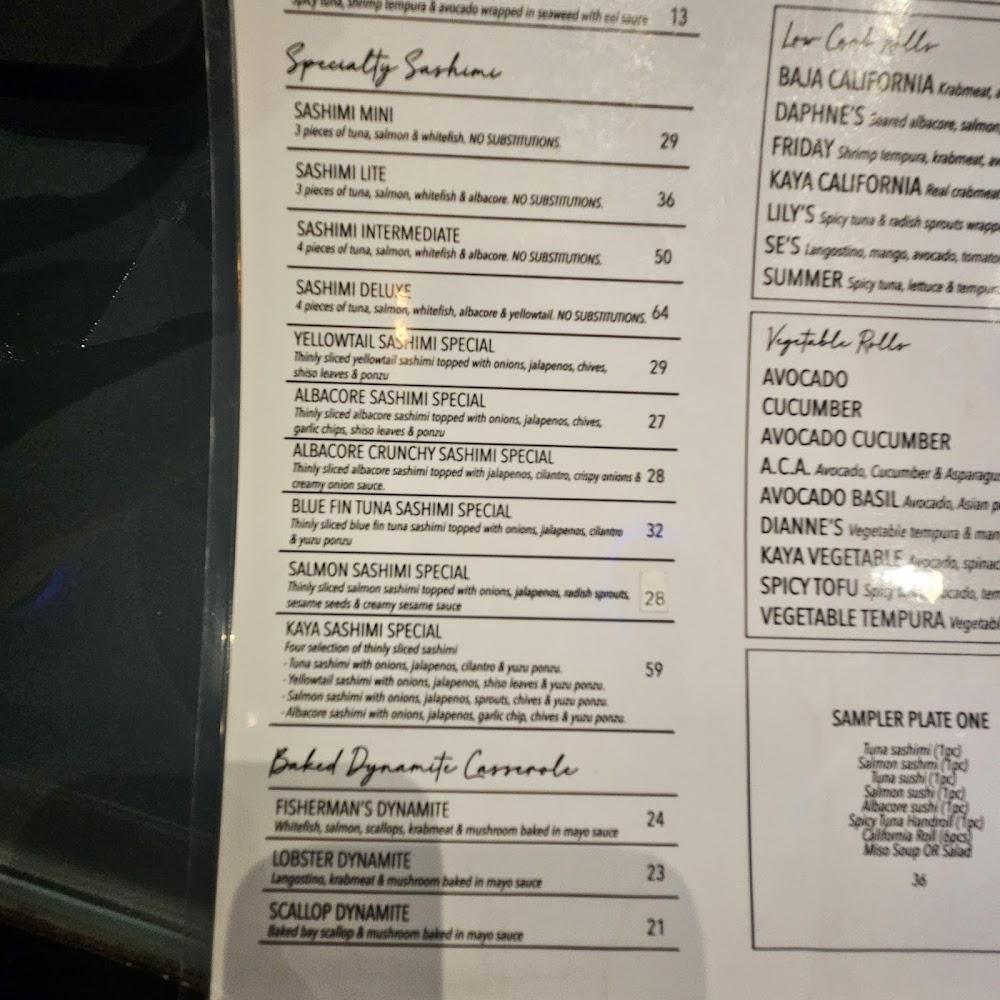 Kaya Sushi Salmon Cut Roll